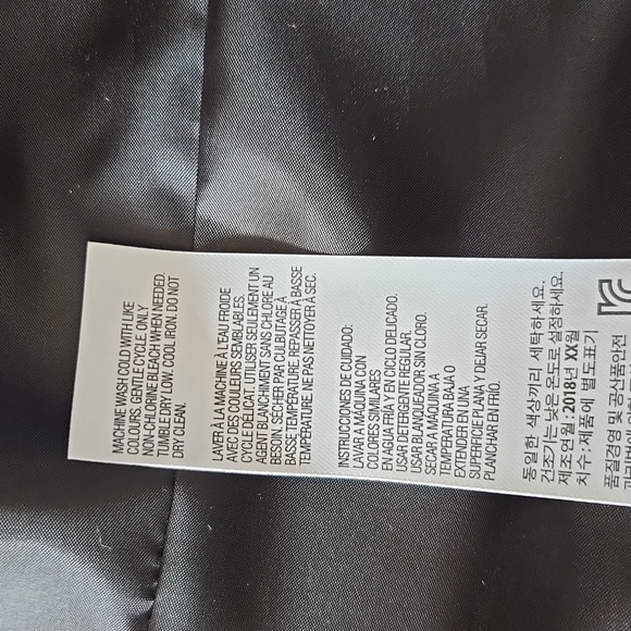 NWOT Kirkland Charcoal Hooded Trench Coat Jacket Raincoat Size XL - Picture 10 of 12